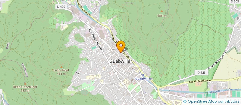 localisation de l'entreprise MONSIEUR AURELIEN ROSEMARY  GUEBWILLER