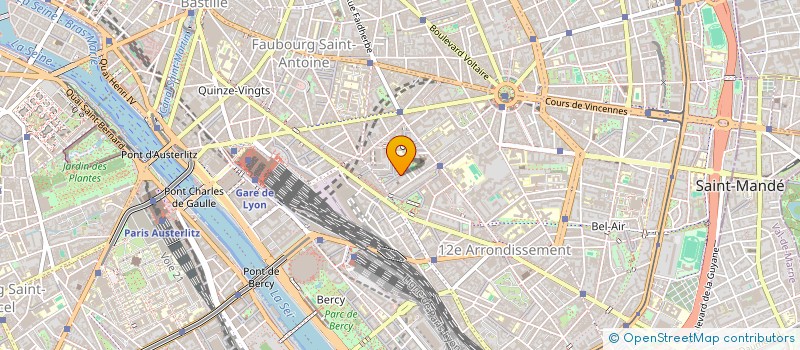 localisation de l'entreprise MONSIEUR AURELIEN ROSEMONT  PARIS