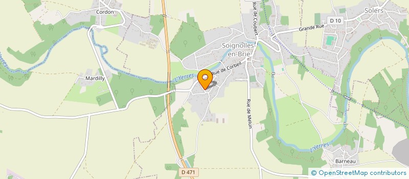 localisation de l'entreprise MONSIEUR AURELIEN ROSIQUE à SOIGNOLLES-EN-BRIE