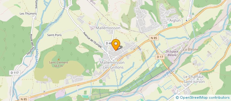 localisation de l'entreprise MONSIEUR AURELIEN ROSSI à MALLEMOISSON