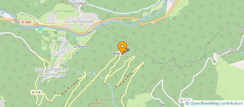 localisation de l'entreprise MONSIEUR AURELIEN ROTH  SAINT-BARTHELEMY-DE-SECHILIENN