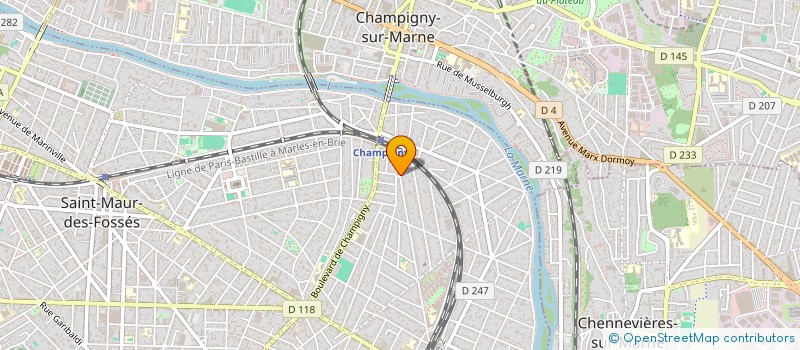 localisation de l'entreprise MONSIEUR AURELIEN ROUBAUD à SAINT-MAUR-DES-FOSSES