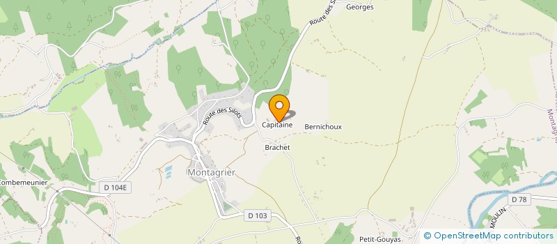 localisation de l'entreprise MONSIEUR AURELIEN ROUSSARIE à MONTAGRIER