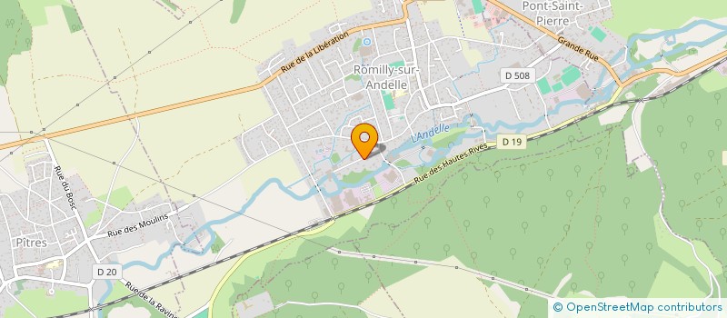 localisation de l'entreprise MONSIEUR AURELIEN ROUSSEL  ROMILLY-SUR-ANDELLE