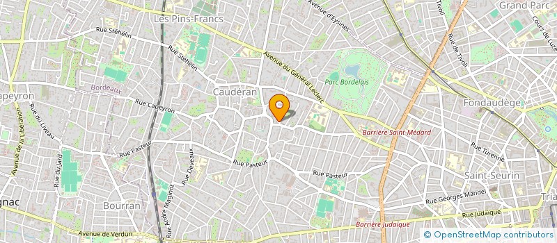 localisation de l'entreprise MONSIEUR AURELIEN ROUSVOAL à BORDEAUX