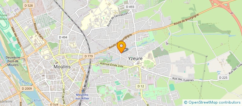 localisation de l'entreprise MONSIEUR AURELIEN ROY à YZEURE