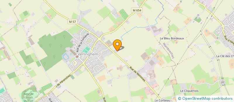 localisation de l'entreprise MONSIEUR AURELIEN SABE  VERLINGHEM