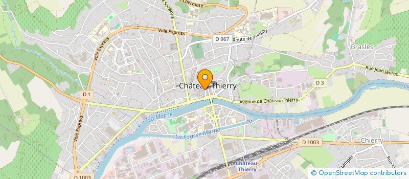 localisation de l'entreprise MONSIEUR AURELIEN SAINTE à CHATEAU-THIERRY