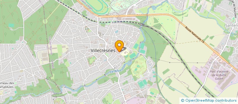 localisation de l'entreprise MONSIEUR AURELIEN SALAN  VILLECRESNES