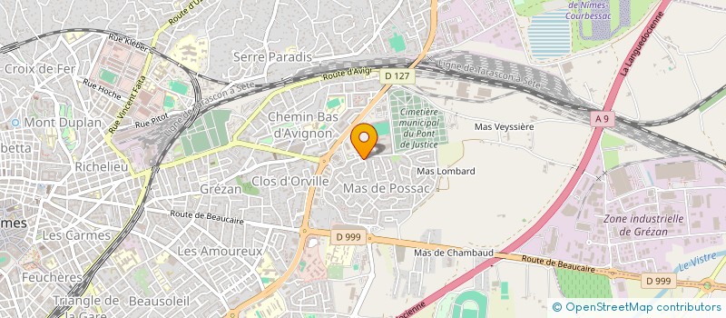 localisation de l'entreprise MONSIEUR AURELIEN SALANIE  NIMES