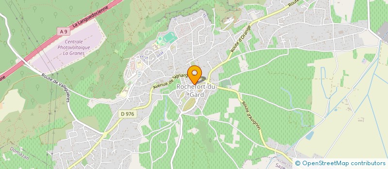 localisation de l'entreprise MONSIEUR AURELIEN SALVADOR  ROCHEFORT-DU-GARD