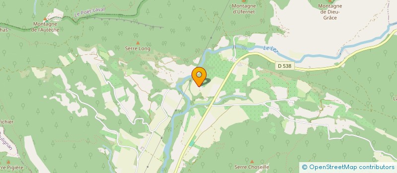 localisation de l'entreprise MONSIEUR AURELIEN SANCHES  ROCHE-SAINT-SECRET-BECONNE