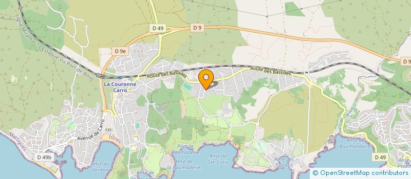 localisation de l'entreprise MONSIEUR AURELIEN SARTORI  MARTIGUES