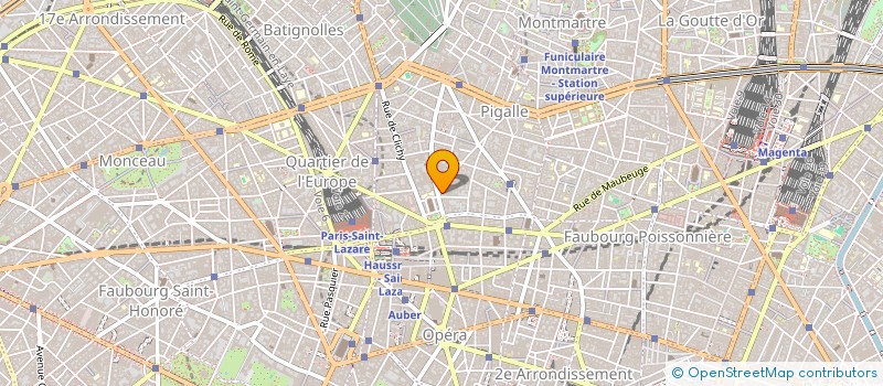 localisation de l'entreprise MONSIEUR AURELIEN SAUNIERE  PARIS