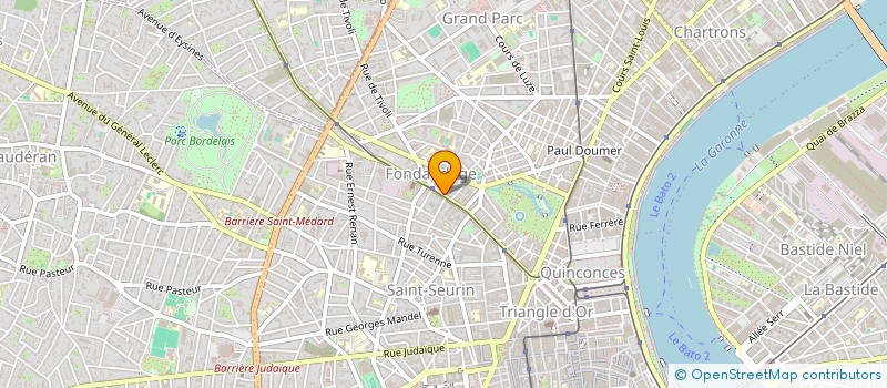 localisation de l'entreprise MONSIEUR AURELIEN SAURIN  BORDEAUX