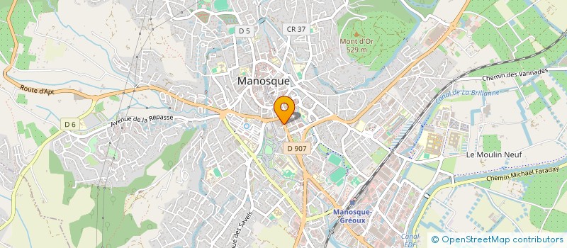 localisation de l'entreprise MONSIEUR AURELIEN SAYE à MANOSQUE