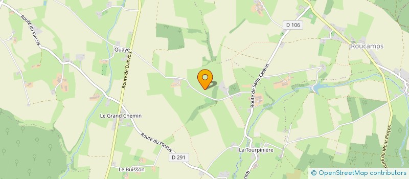 localisation de l'entreprise MONSIEUR AURELIEN SCELLES  LES MONTS D'AUNAY