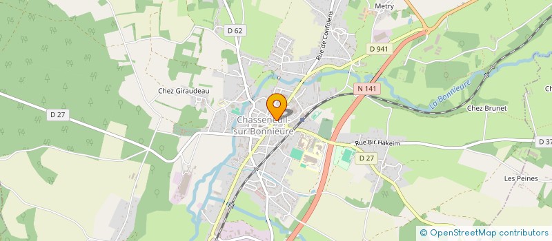 localisation de l'entreprise MONSIEUR AURELIEN SCHAFFNER à CHASSENEUIL-SUR-BONNIEURE