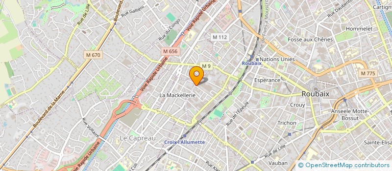 localisation de l'entreprise MONSIEUR AURELIEN SCHELLAERT  ROUBAIX