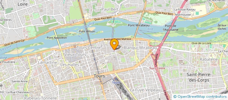 localisation de l'entreprise MONSIEUR AURELIEN SEEMANN  TOURS