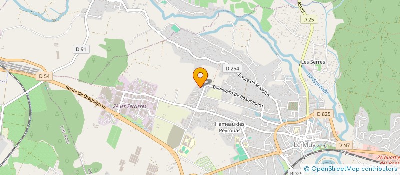 localisation de l'entreprise MONSIEUR AURELIEN SENES  LE MUY