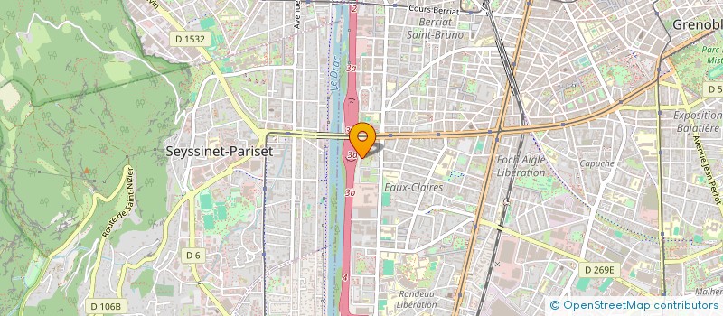 localisation de l'entreprise MONSIEUR AURELIEN SERRATORE  GRENOBLE