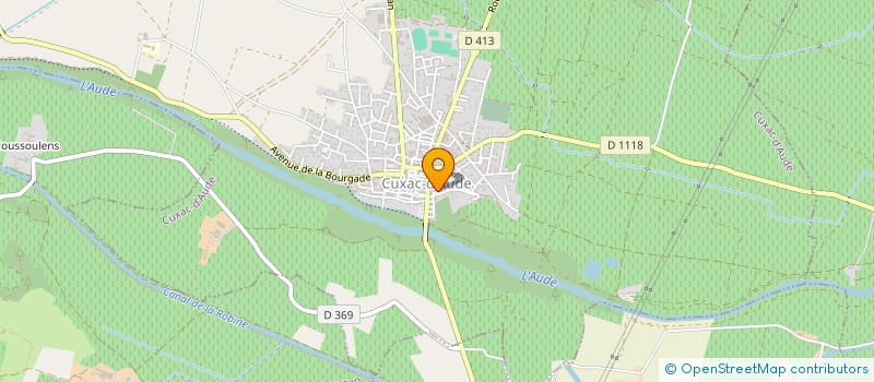 localisation de l'entreprise MONSIEUR AURELIEN SIMON  CUXAC-D'AUDE