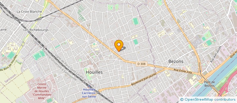 localisation de l'entreprise MONSIEUR AURELIEN SOHN  HOUILLES