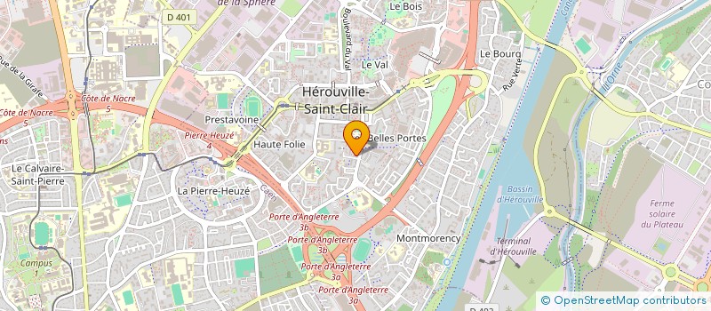 localisation de l'entreprise MONSIEUR AURELIEN SOUCHEYRE à HEROUVILLE SAINT CLAIR