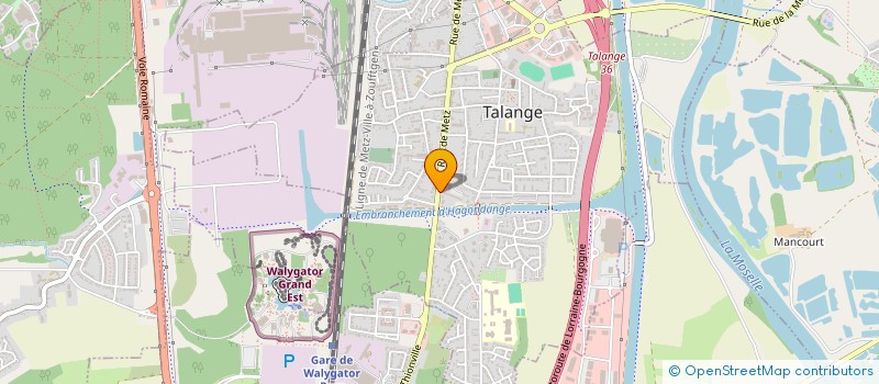 localisation de l'entreprise MONSIEUR AURELIEN SPENGLER  TALANGE