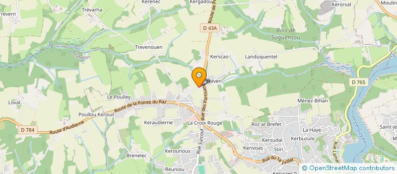 localisation de l'entreprise MONSIEUR AURELIEN SPRING  AUDIERNE