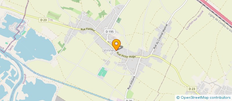 localisation de l'entreprise MONSIEUR AURELIEN STEFANETTO  VINNEUF