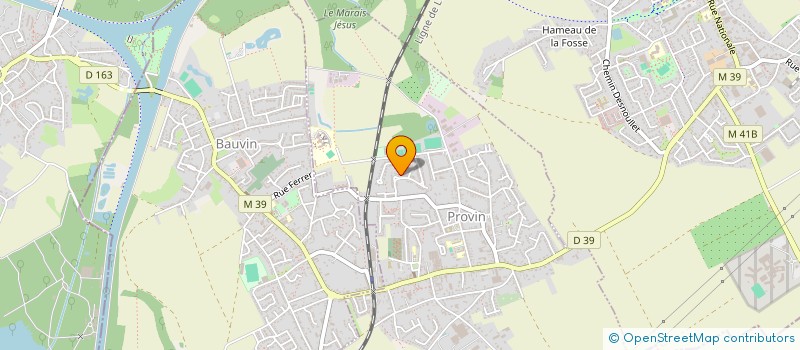 localisation de l'entreprise MONSIEUR AURELIEN SWIERCZ  PROVIN