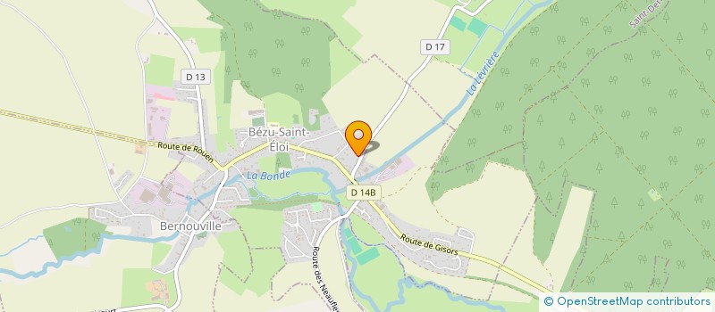 localisation de l'entreprise MONSIEUR AURELIEN TAILLEUR  BEZU-SAINT-ELOI