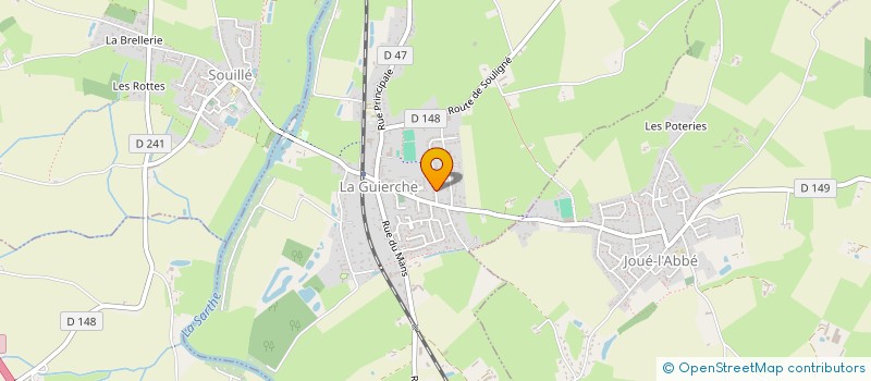 localisation de l'entreprise MONSIEUR AURELIEN TALON  LA GUIERCHE