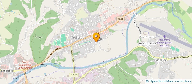 localisation de l'entreprise MONSIEUR AURELIEN TARDIEU  TRELISSAC