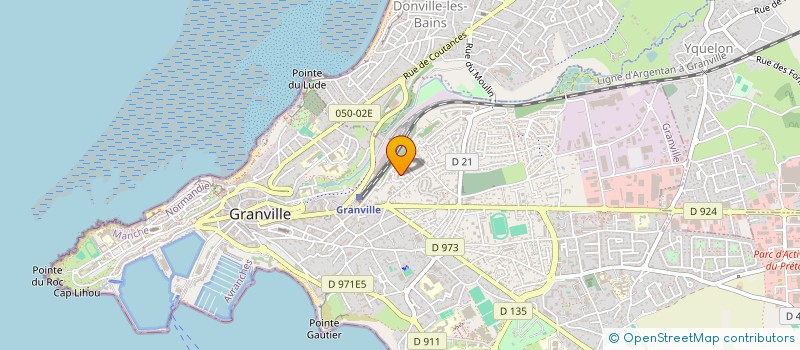 localisation de l'entreprise MONSIEUR AURELIEN TARDIF  GRANVILLE