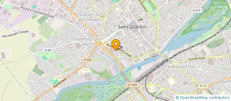 localisation de l'entreprise MONSIEUR AURELIEN TARGET à SAINT-QUENTIN