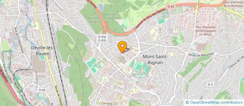 localisation de l'entreprise MONSIEUR AURELIEN TASSIN  MONT-SAINT-AIGNAN