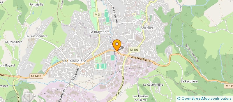localisation de l'entreprise MONSIEUR AURELIEN TELLEY à SORBIERS