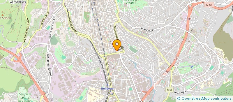 localisation de l'entreprise MONSIEUR AURELIEN TENEZE  SAINT-ETIENNE