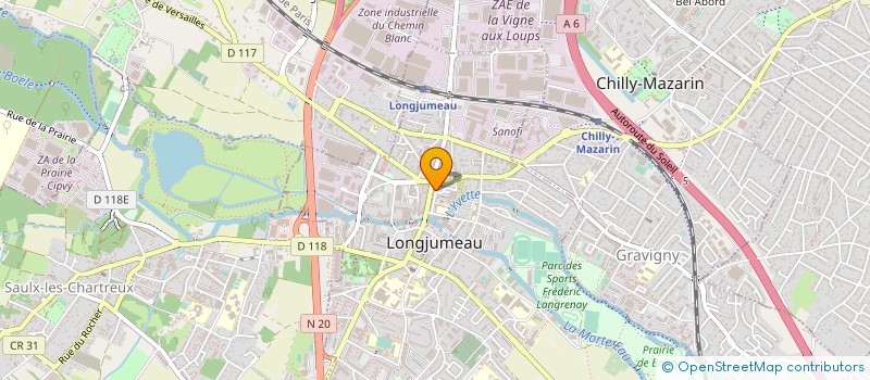 localisation de l'entreprise MONSIEUR AURELIEN TESSIER  MARCOUSSIS