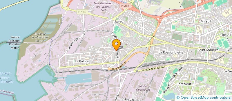 localisation de l'entreprise MONSIEUR AURELIEN TEXIER  LA ROCHELLE