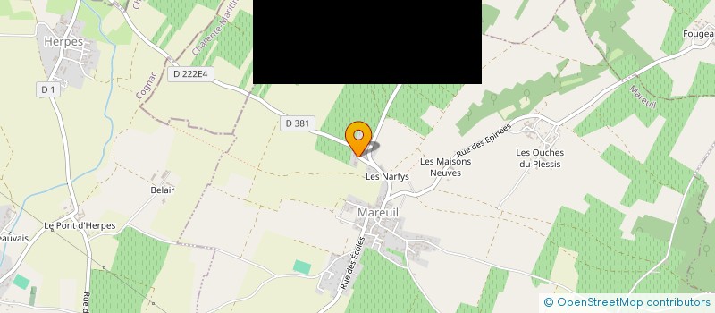 localisation de l'entreprise MONSIEUR AURELIEN THOMAS à MAREUIL