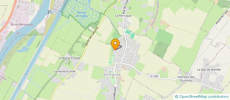 localisation de l'entreprise MONSIEUR AURELIEN THUBERT  AMFREVILLE