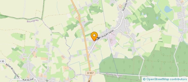 localisation de l'entreprise MONSIEUR AURELIEN TISSERAND  LE ROZIER