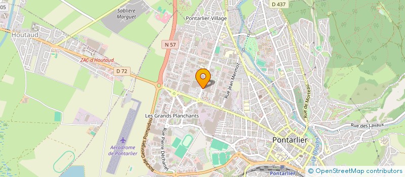 localisation de l'entreprise MONSIEUR AURELIEN TISSOT à PONTARLIER
