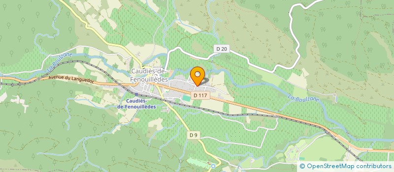 localisation de l'entreprise MONSIEUR AURELIEN TORREILLES  CAUDIES-DE-FENOUILLEDES