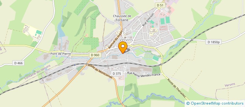 localisation de l'entreprise MONSIEUR AURELIEN TOURNAY  VERVINS