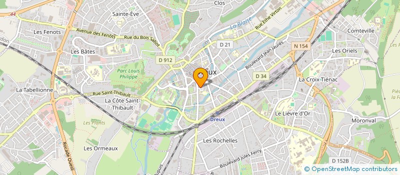 localisation de l'entreprise MONSIEUR AURELIEN TOUTEE à DREUX
